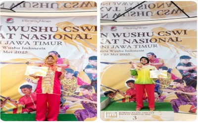 SMAN 1 SIKUR IKUT BERTANDING WUSHU TINGKAT NASIONAL